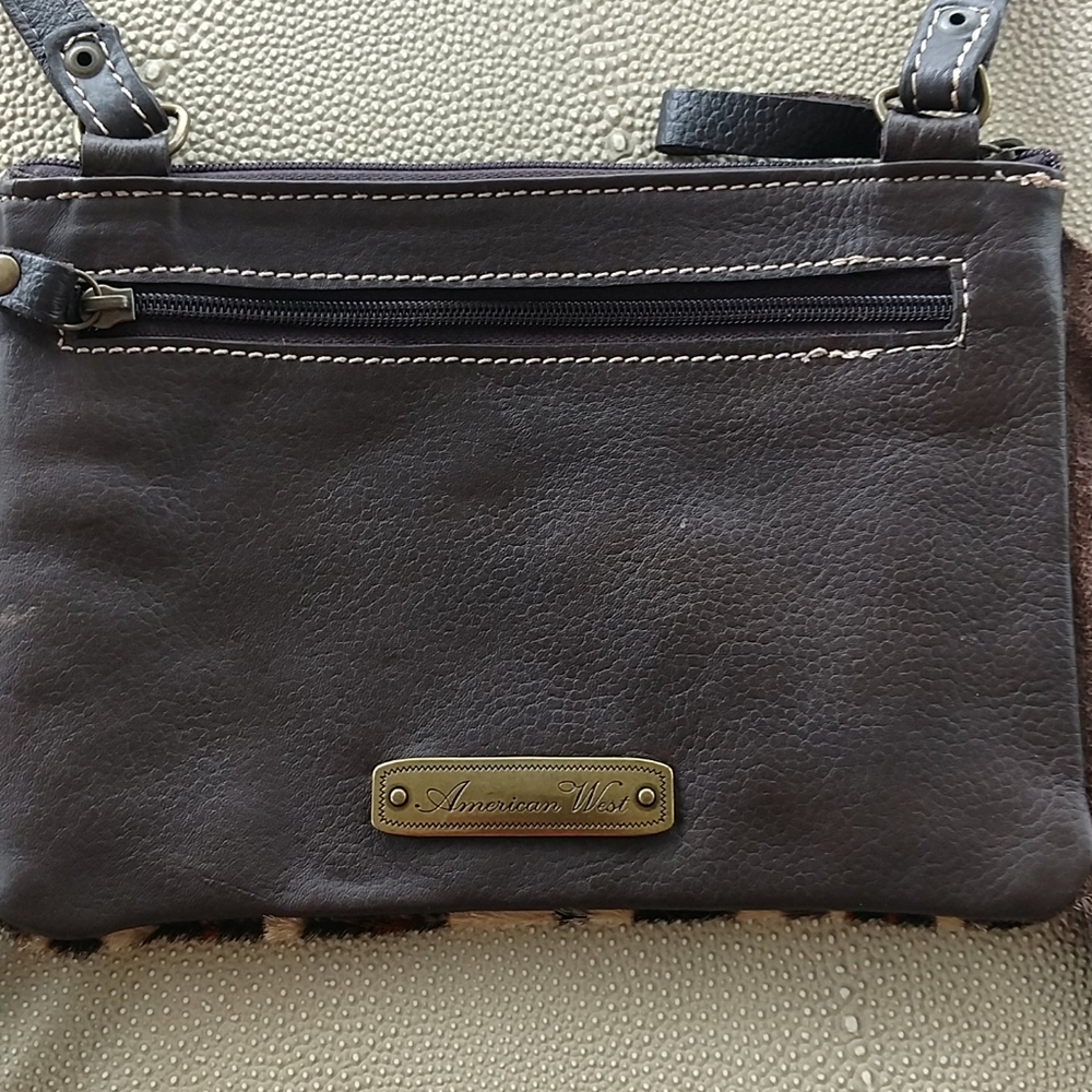 New American West Leopard Leather Purse - Picture 3 of 4